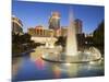 Fountain in Front of the Ceasars Palace Hotel, Strip, South Las Vegas Boulevard, Las Vegas, Nevada-Rainer Mirau-Mounted Photographic Print