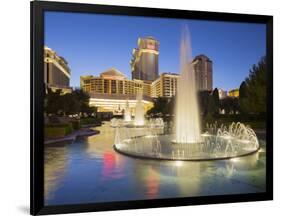 Fountain in Front of the Ceasars Palace Hotel, Strip, South Las Vegas Boulevard, Las Vegas, Nevada-Rainer Mirau-Framed Photographic Print