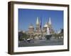 Fountain in Front of the Christian Cathedral in Guadalajara, Jalisco, Mexico, North America-Michelle Garrett-Framed Photographic Print