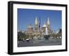 Fountain in Front of the Christian Cathedral in Guadalajara, Jalisco, Mexico, North America-Michelle Garrett-Framed Photographic Print