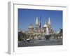 Fountain in Front of the Christian Cathedral in Guadalajara, Jalisco, Mexico, North America-Michelle Garrett-Framed Photographic Print