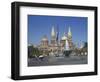 Fountain in Front of the Christian Cathedral in Guadalajara, Jalisco, Mexico, North America-Michelle Garrett-Framed Photographic Print