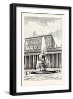 Fountain in Front of the Vatican, Rome, Italy-null-Framed Giclee Print