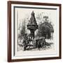 Fountain in Jativa, Spain, 19th Century-null-Framed Giclee Print