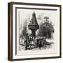 Fountain in Jativa, Spain, 19th Century-null-Framed Giclee Print