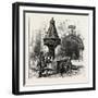 Fountain in Jativa, Spain, 19th Century-null-Framed Giclee Print