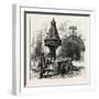 Fountain in Jativa, Spain, 19th Century-null-Framed Giclee Print