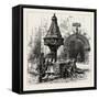 Fountain in Jativa, Spain, 19th Century-null-Framed Stretched Canvas