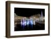 Fountain in Krakow at Night-Jacek Kadaj-Framed Photographic Print