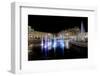 Fountain in Krakow at Night-Jacek Kadaj-Framed Photographic Print