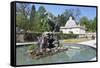 Fountain in Mirabell Garden-Markus Lange-Framed Stretched Canvas