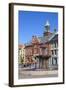 Fountain in Old Town Square, Kristiansand, Vest-Agder, Sorlandet, Norway, Scandinavia, Europe-Doug Pearson-Framed Photographic Print