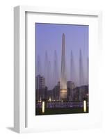 Fountain in People's Square, Yangon (Rangoon), Myanmar (Burma), Asia-Richard Cummins-Framed Photographic Print