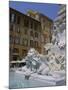 Fountain in Piazza Della Rotonda Outside Pantheon, Rome, Lazio, Italy, Europe-Julia Thorne-Mounted Photographic Print