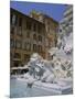 Fountain in Piazza Della Rotonda Outside Pantheon, Rome, Lazio, Italy, Europe-Julia Thorne-Mounted Photographic Print