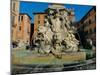 Fountain in Piazza Della Rotonda-Leonardo da Vinci-Mounted Photographic Print