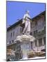 Fountain in Piazza Delle Erbe, Verona, Unesco World Heritage Site, Veneto, Italy, Europe-Gavin Hellier-Mounted Photographic Print