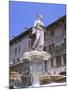 Fountain in Piazza Delle Erbe, Verona, Unesco World Heritage Site, Veneto, Italy, Europe-Gavin Hellier-Mounted Photographic Print