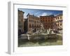 Fountain in Piazza Navona, Rome, Lazio, Italy, Europe-Angelo Cavalli-Framed Photographic Print