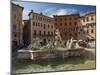 Fountain in Piazza Navona, Rome, Lazio, Italy, Europe-Angelo Cavalli-Mounted Photographic Print