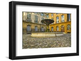 Fountain in Place D'albertas-Jon Hicks-Framed Photographic Print