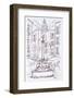 Fountain in Place Des Augustine, Aix en Provence, France-Richard Lawrence-Framed Photographic Print