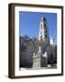 Fountain in Plaza San Francisco, with Convent and Church of San Francisco De Asis, Havana, Cuba-John Harden-Framed Photographic Print