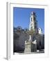 Fountain in Plaza San Francisco, with Convent and Church of San Francisco De Asis, Havana, Cuba-John Harden-Framed Photographic Print