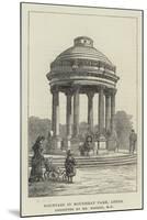 Fountain in Roundhay Park, Leeds-null-Mounted Giclee Print