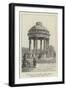 Fountain in Roundhay Park, Leeds-null-Framed Giclee Print