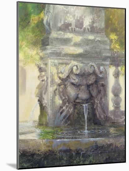 Fountain in the Borghese Gardens, Rome, 1982-Glyn Morgan-Mounted Giclee Print