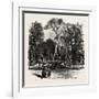 Fountain in the Borghese Gardens, Rome and its Environs, Italy, 19th Century-null-Framed Giclee Print