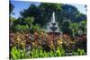 Fountain in the Fort Santiago Park, Intramuros, Manila, Luzon, Philippines-Michael Runkel-Stretched Canvas