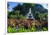 Fountain in the Fort Santiago Park, Intramuros, Manila, Luzon, Philippines-Michael Runkel-Framed Photographic Print