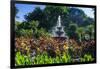 Fountain in the Fort Santiago Park, Intramuros, Manila, Luzon, Philippines-Michael Runkel-Framed Photographic Print