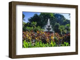 Fountain in the Fort Santiago Park, Intramuros, Manila, Luzon, Philippines-Michael Runkel-Framed Photographic Print