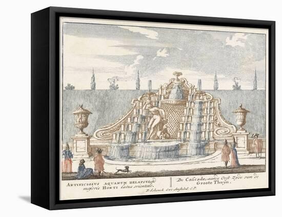 Fountain in the garden of Het Loo Palace, 1694-97-Jan I van Call-Framed Stretched Canvas