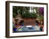 Fountain in the Majorelle Garden, Restored by the Couturier Yves Saint-Laurent, Marrakesh, Morocco-De Mann Jean-Pierre-Framed Photographic Print