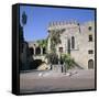 Fountain in the Old Town and Palace of Armeria, 14th Century-Roger de Pins-Framed Stretched Canvas