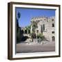 Fountain in the Old Town and Palace of Armeria, 14th Century-Roger de Pins-Framed Photographic Print