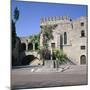 Fountain in the Old Town and Palace of Armeria, 14th Century-Roger de Pins-Mounted Photographic Print