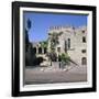 Fountain in the Old Town and Palace of Armeria, 14th Century-Roger de Pins-Framed Photographic Print