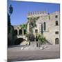 Fountain in the Old Town and Palace of Armeria, 14th Century-Roger de Pins-Mounted Photographic Print