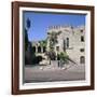 Fountain in the Old Town and Palace of Armeria, 14th Century-Roger de Pins-Framed Photographic Print