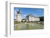 Fountain in the park of Chenonceau castle, UNESCO World Heritage Site, Chenonceaux, Indre-et-Loire,-Francesco Vaninetti-Framed Photographic Print