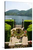 Fountain in the park of Villa Carlotta, Tremezzo, Lake Como, Lombardy, Italy-null-Stretched Canvas