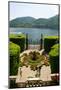 Fountain in the park of Villa Carlotta, Tremezzo, Lake Como, Lombardy, Italy-null-Mounted Art Print