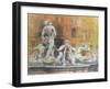 Fountain in the Piazza Navona, Rome, 1982-Glyn Morgan-Framed Giclee Print