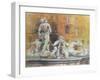 Fountain in the Piazza Navona, Rome, 1982-Glyn Morgan-Framed Giclee Print