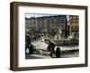 Fountain in the Piazza Navona, Rome, Lazio, Italy-Michael Newton-Framed Photographic Print